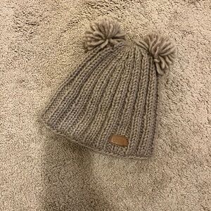 Double pompom beanie